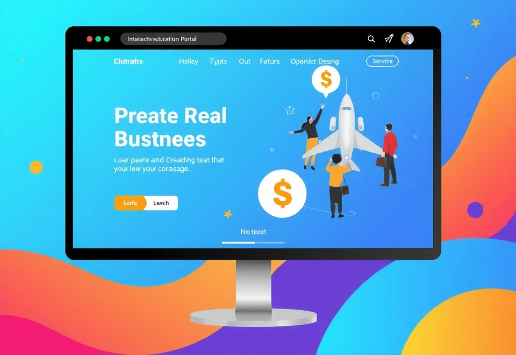 Interaktivní portál pro vzdělávací instituci