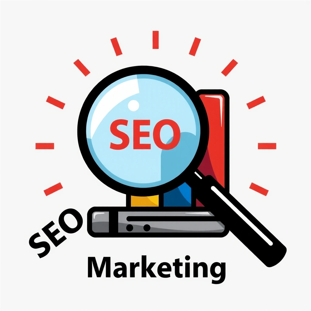 Ikona pro SEO a digitální marketing